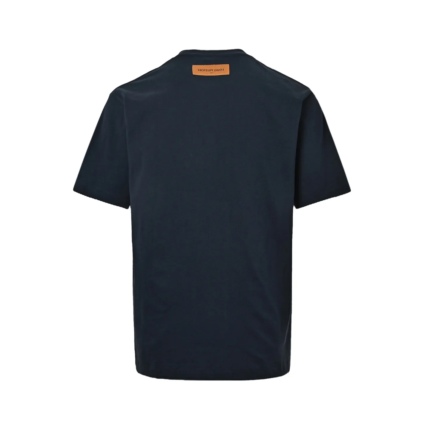 Louis Vuitton/Louis Vuitton gradient color thread sailboat and bird embroidery short sleeves